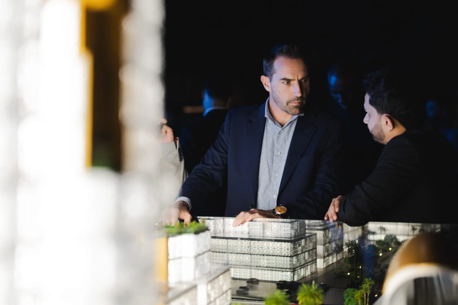 Business handshake between an advisor and a client in Dubai