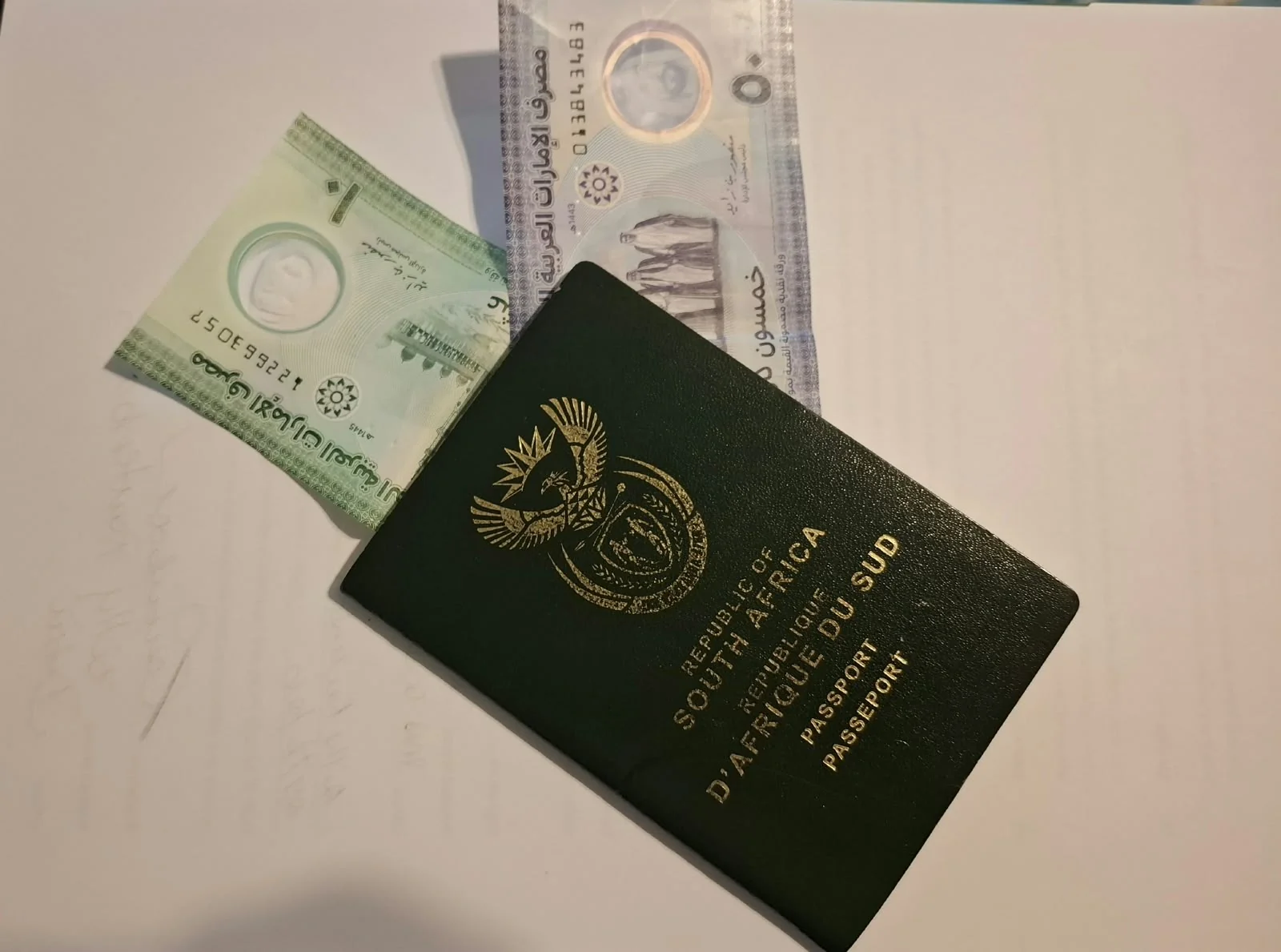 Passport and travel documents for residency and visa applications